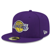Los Angeles Lakers New Era Team 59FIFTY Fitted Hat - Purple Techwosell