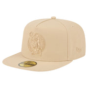 Boston Celtics New Era Color Pack A-Frame 59FIFTY Fitted Hat - Khaki Techwosell