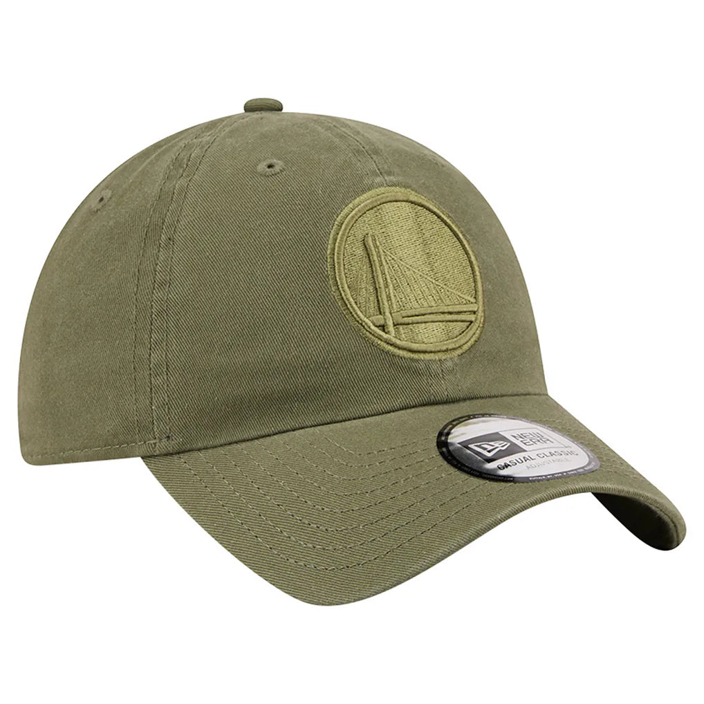 Golden State Warriors New Era Color Pack Casual Classic Adjustable Hat - Green