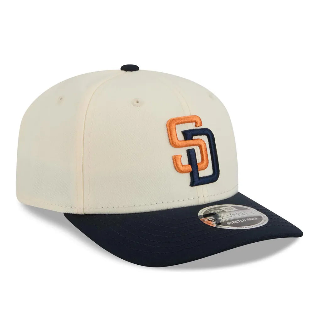 San Diego Padres New Era 2026 City Connect 9SEVENTY Adjustable Hat - Cream/Obsidian