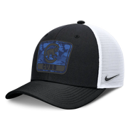Chicago Cubs Nike Camo Rise Trucker Dri-FIT Adjustable Hat - Black/White Techwosell