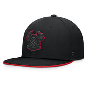 Atlanta Braves Fanatics Glint Snapback Hat - Black Techwosell