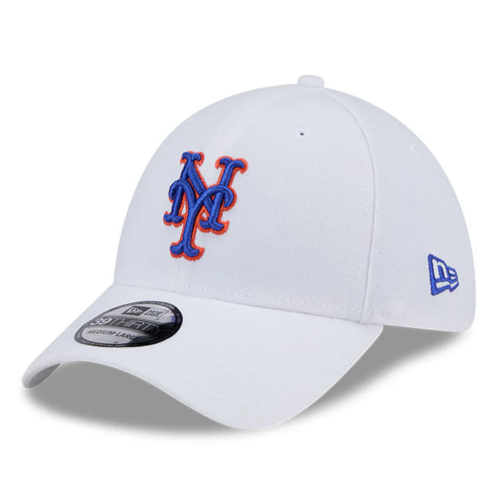 New York Mets New Era 39THIRTY Flex Hat - White