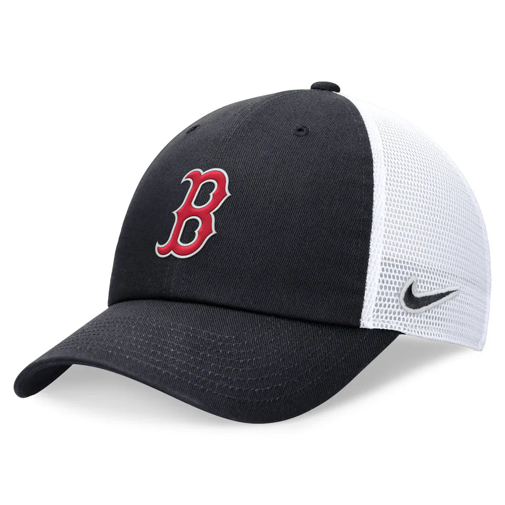 Boston Red Sox Nike Club Trucker Adjustable Hat - Navy Techwosell