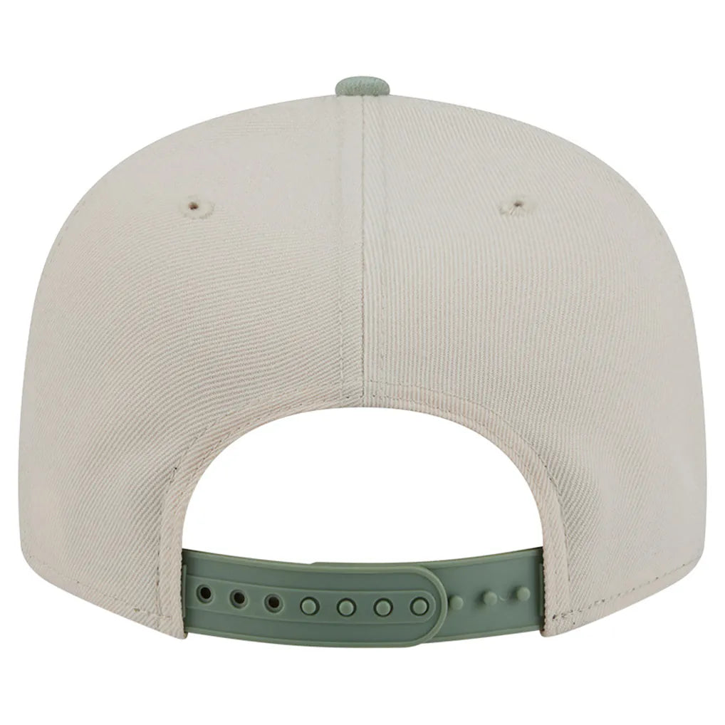 Golden State Warriors New Era Color Pack 9FIFTY Snapback Hat - Cream/Light Green