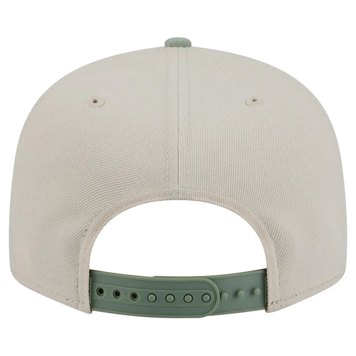 Golden State Warriors New Era Color Pack 9FIFTY Snapback Hat - Cream/Light Green