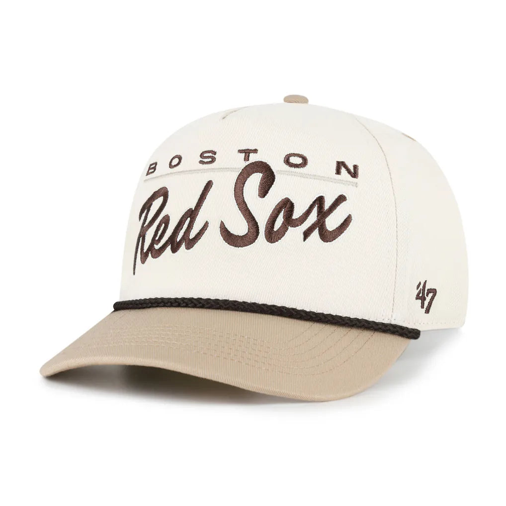 Boston Red Sox '47 Neutral Terrain Hitch Rope Adjustable Hat - Natural/Tan Techwosell