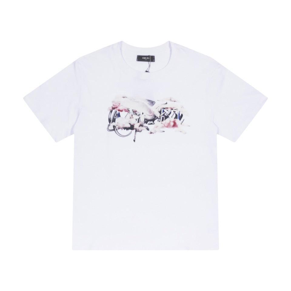 Amiri White T-Shirt Without Collar Techwosell