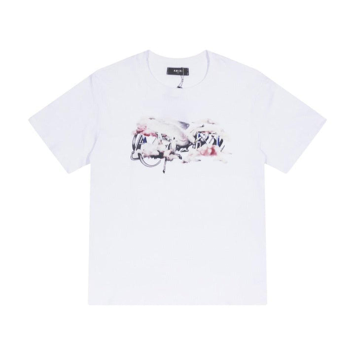 Amiri White T-Shirt Without Collar
