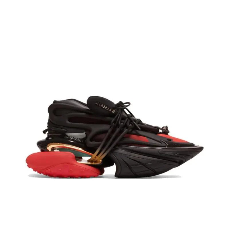 BALMAIN Unicorn Low 'Black Red' Techwosell