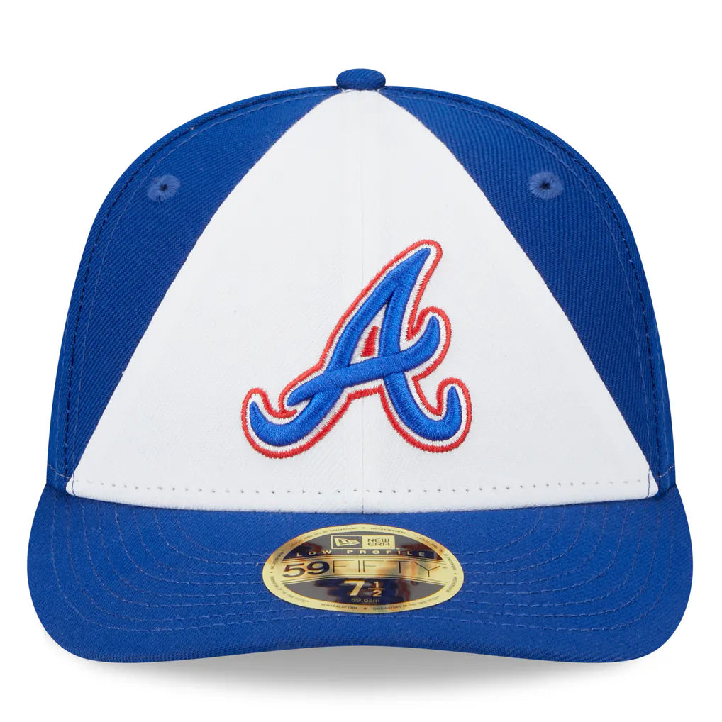 Atlanta Braves New Era 2023 City Connect Low Profile 59FIFTY Fitted Hat - White/Royal