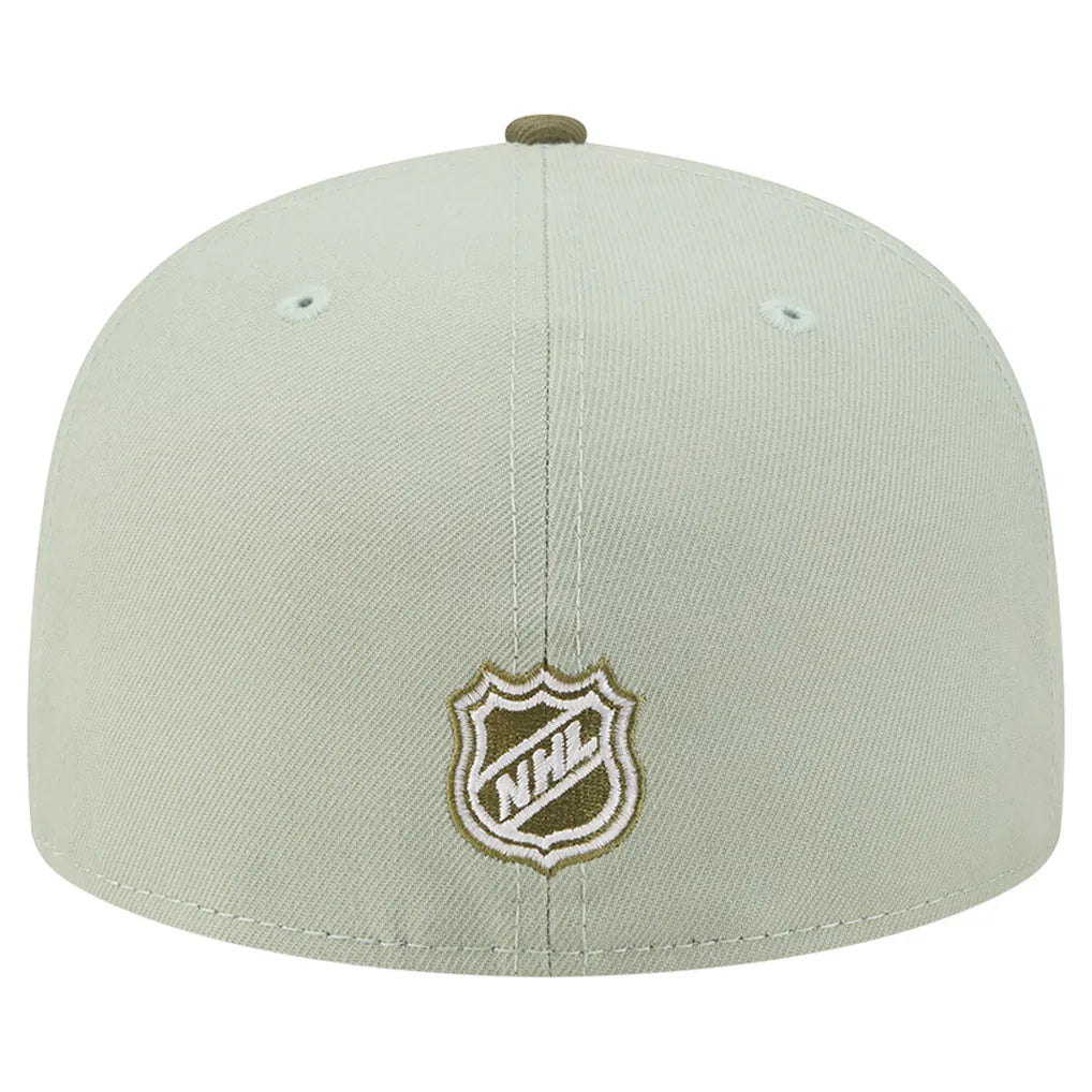 Los Angeles Kings New Era Color Pack 59FIFTY Fitted Hat - Sage Green/Olive Techwosell