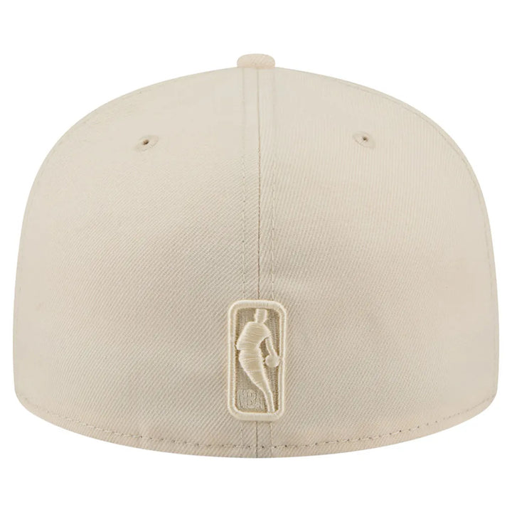 Golden State Warriors New Era Color Pack 59FIFTY Fitted Hat - Cream