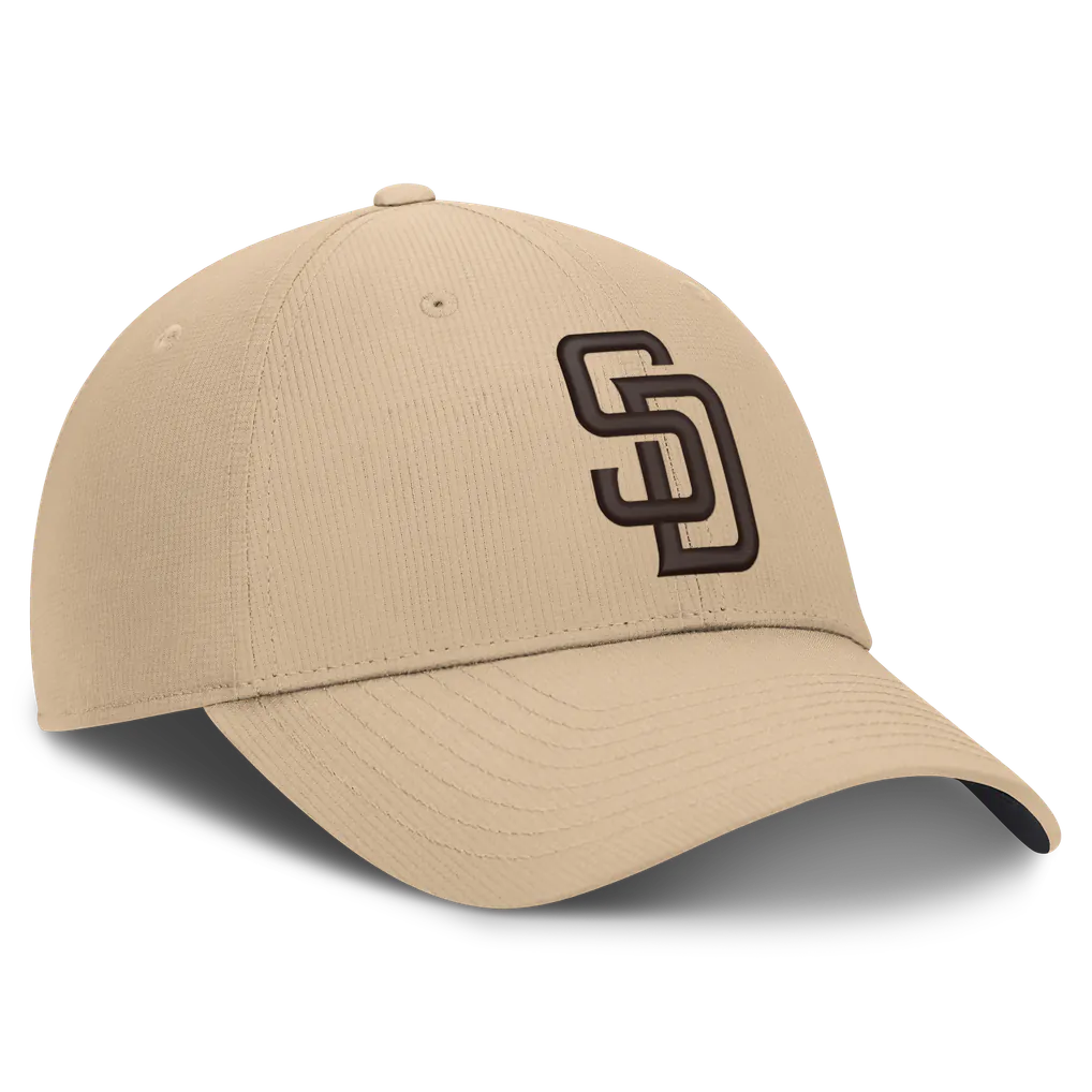 San Diego Padres Nike Desert Ripstop Club Adjustable Hat - Khaki