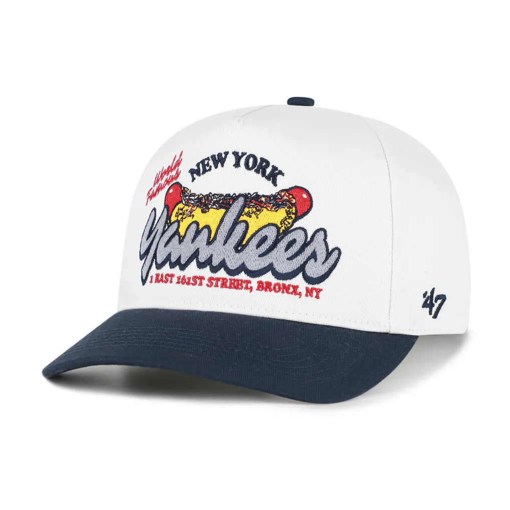New York Yankees '47 Glizzy Collection Hitch Adjustable Hat - White/Navy