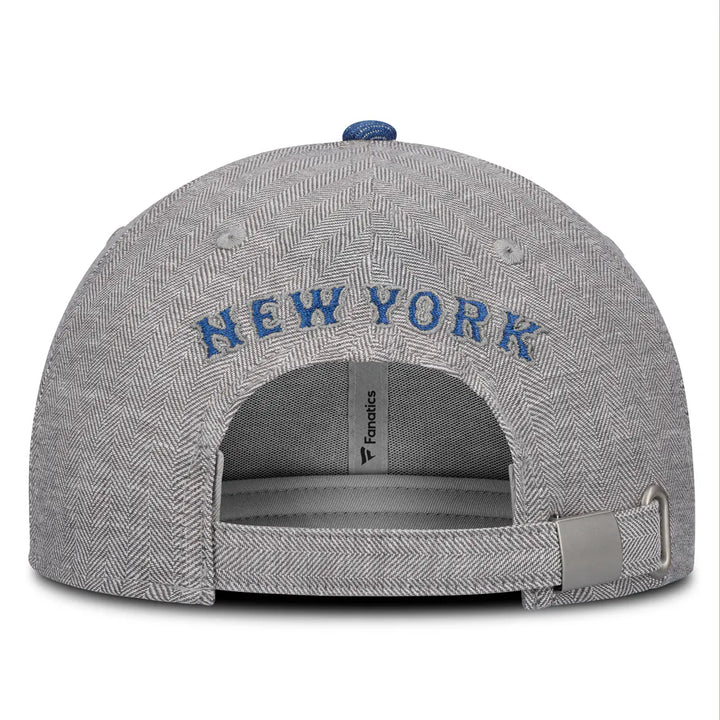 New York Mets Fanatics Level Up Conduct Adjustable Hat - Gray/Denim
