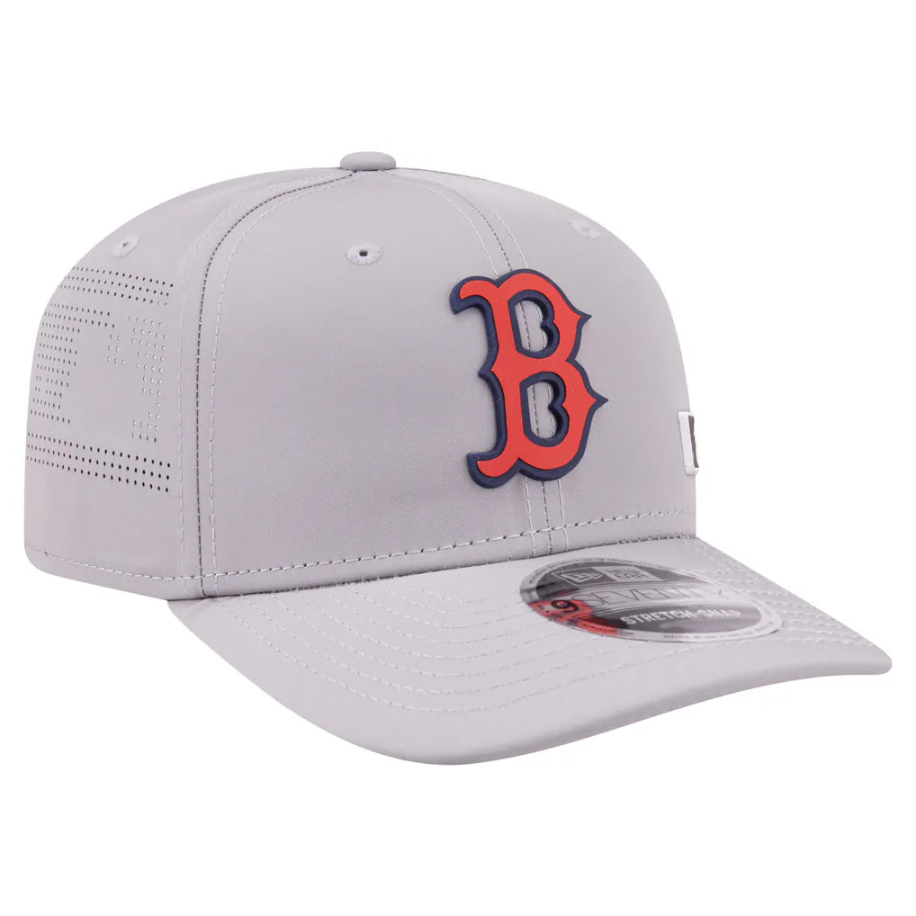 Boston Red Sox New Era Laser Perforated 9SEVENTY Adjustable Hat - Gray