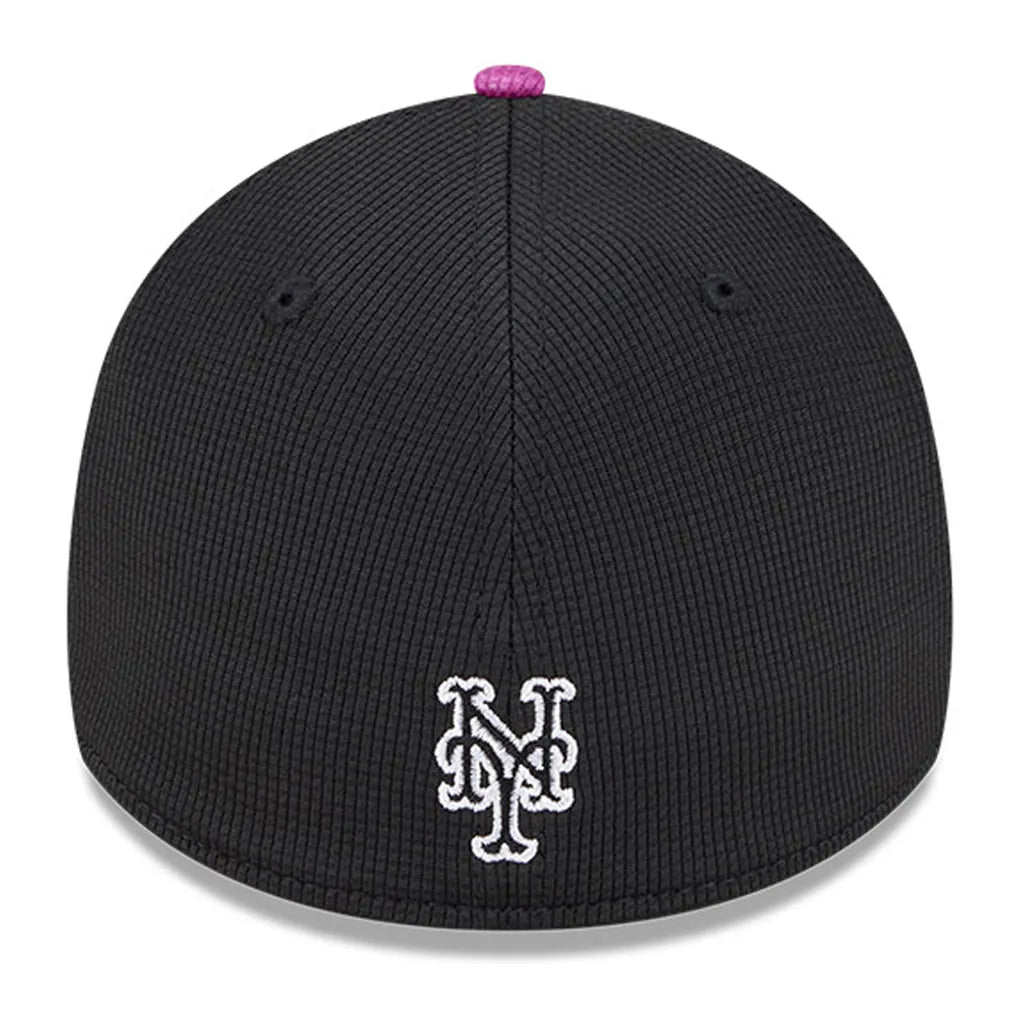 New York Mets New Era City Connect Batting Practice 39THIRTY Flex Hat - Charcoal/Purple