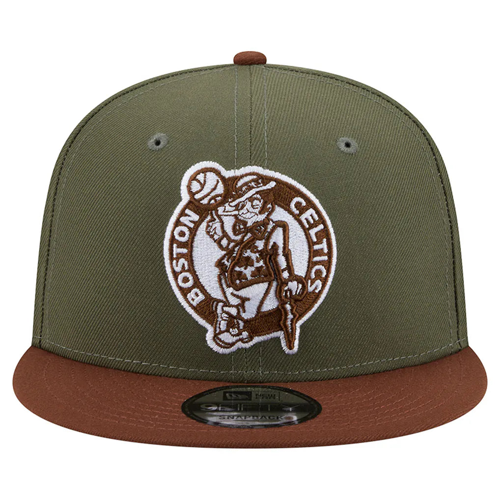 Boston Celtics New Era Color Pack 9FIFTY Snapback Hat - Green/Brown