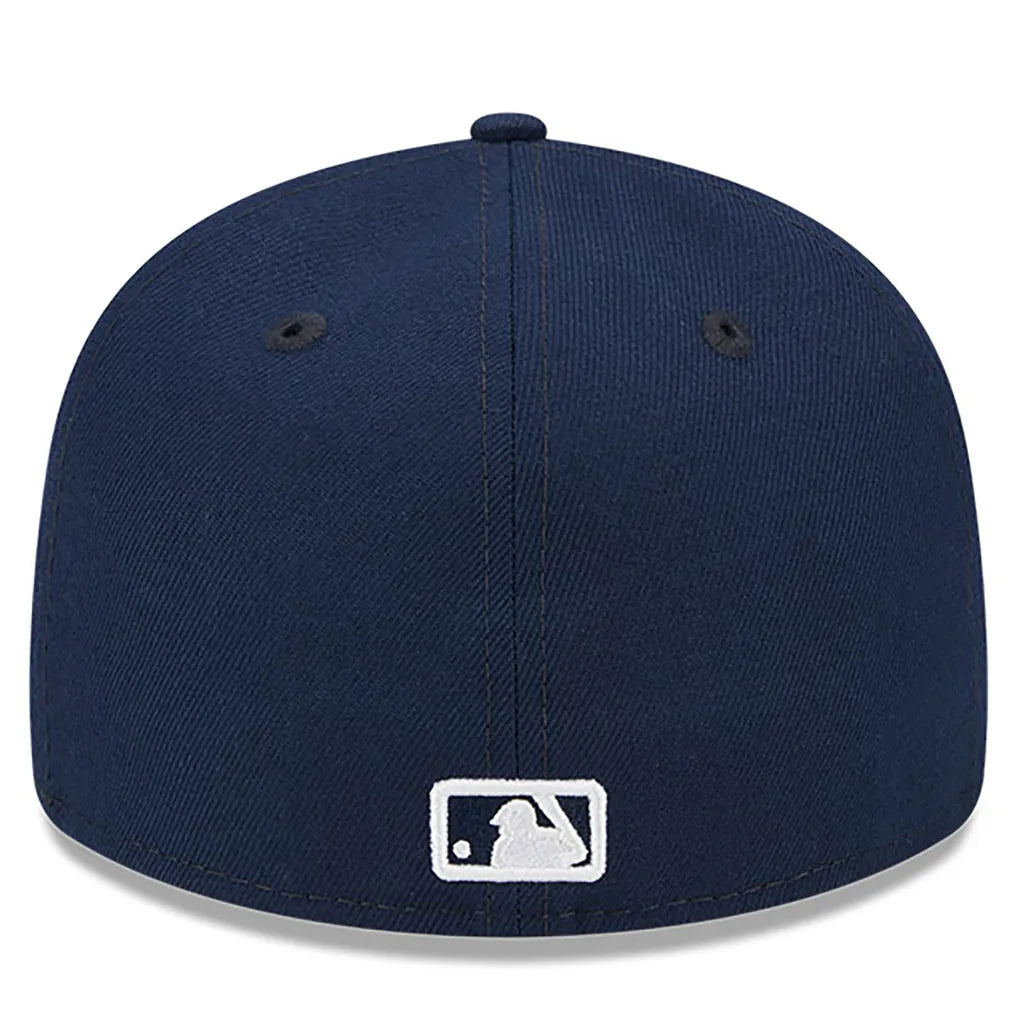 Atlanta Braves New Era Oceanside Low Profile 59FIFTY Fitted Hat - Navy