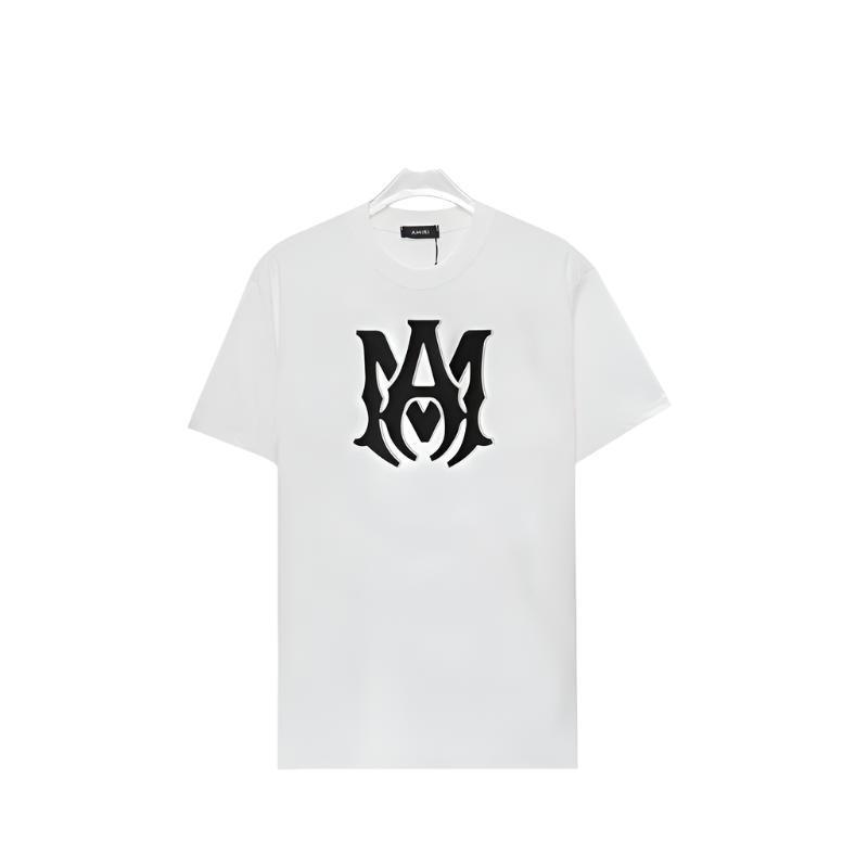 Amiri White T-Shirt Without Collar