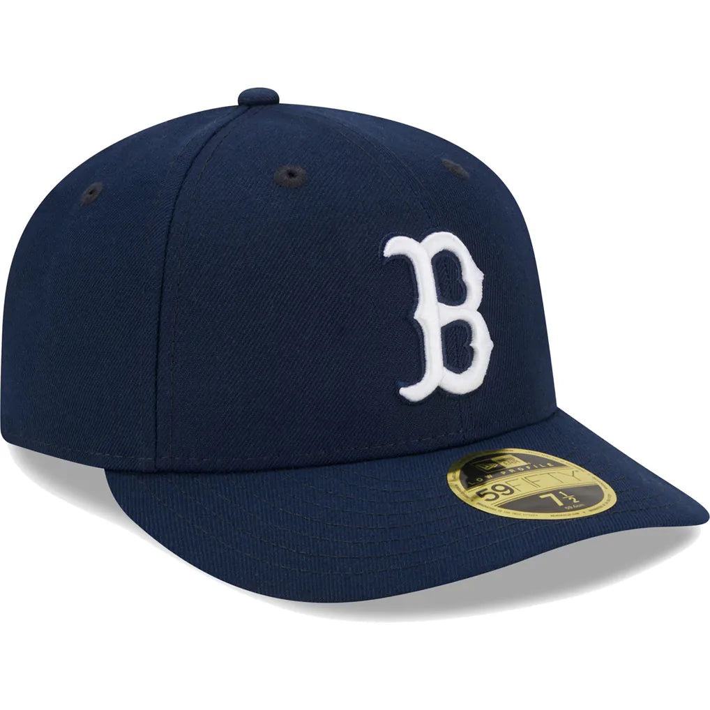 Boston Red Sox New Era Oceanside Low Profile 59FIFTY Fitted Hat - Navy Techwosell