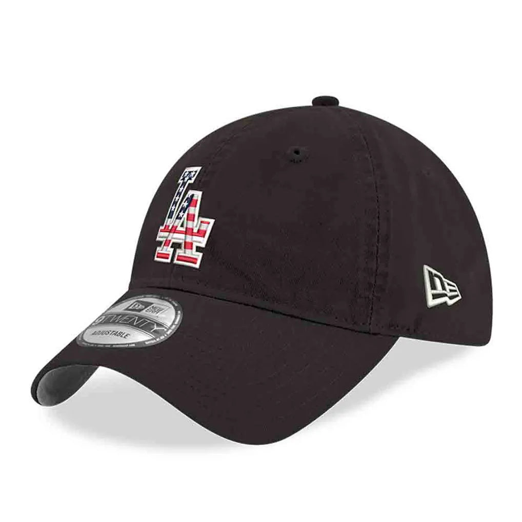 Los Angeles Dodgers New Era America 250 9TWENTY Adjustable Hat - Black