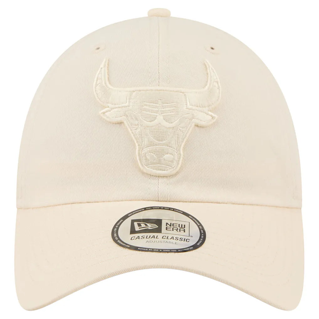 Chicago Bulls New Era Color Pack Casual Classic Adjustable Hat - Cream