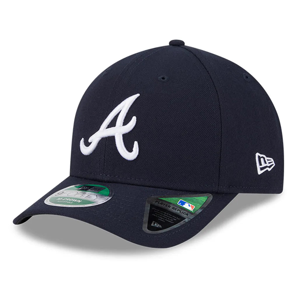 Atlanta Braves New Era Player Replica 9FORTY Adjustable Hat - Navy Techwosell