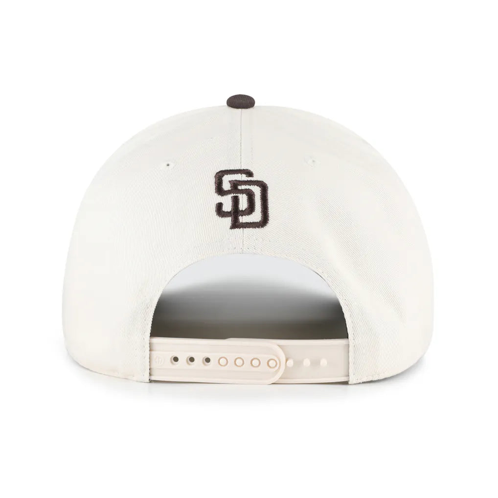 San Diego Padres '47 Unisex Rope Script Hitch Adjustable Hat - Natural/Brown Techwosell
