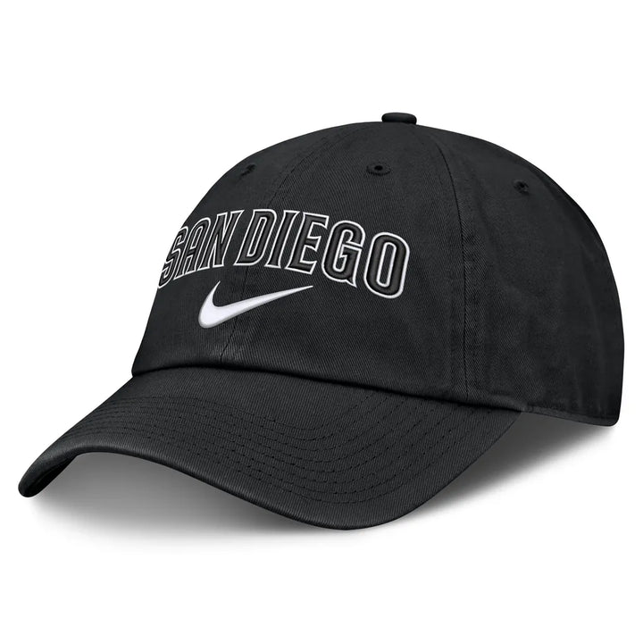 San Diego Padres Nike Primetime Club Adjustable Hat - Black