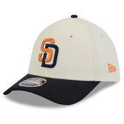 San Diego Padres New Era 2026 City Connect M-Crown 39THIRTY Flex Hat - Cream/Obsidian Techwosell