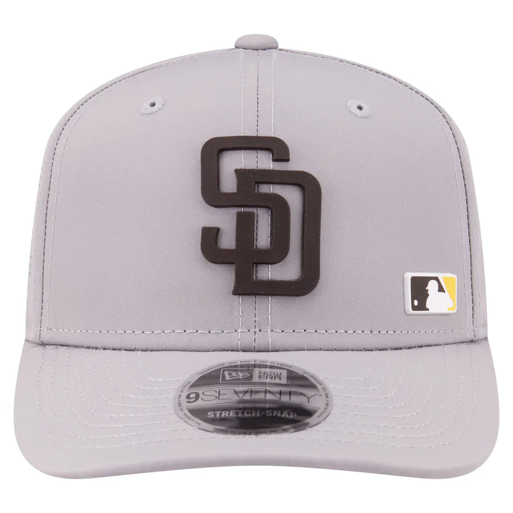 San Diego Padres New Era Laser Perforated 9SEVENTY Adjustable Hat - Gray Techwosell