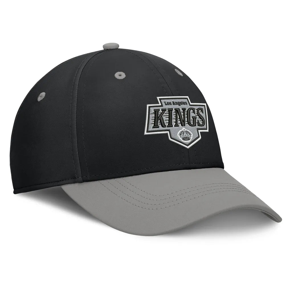 Los Angeles Kings Fanatics Authentic Pro Rink Stretch Hat - Black/Gray