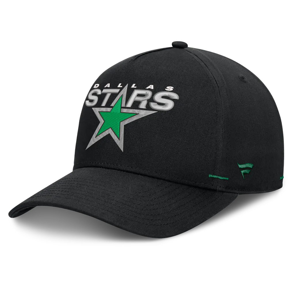 Dallas Stars Fanatics Alternate Authentic Pro Rink A-Frame Adjustable Hat - Black