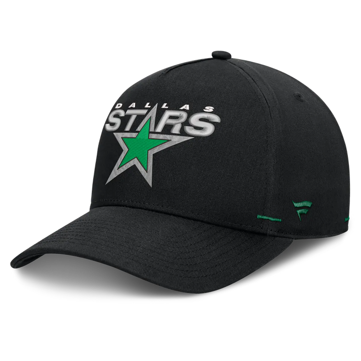 Dallas Stars Fanatics Alternate Authentic Pro Rink A-Frame Adjustable Hat - Black