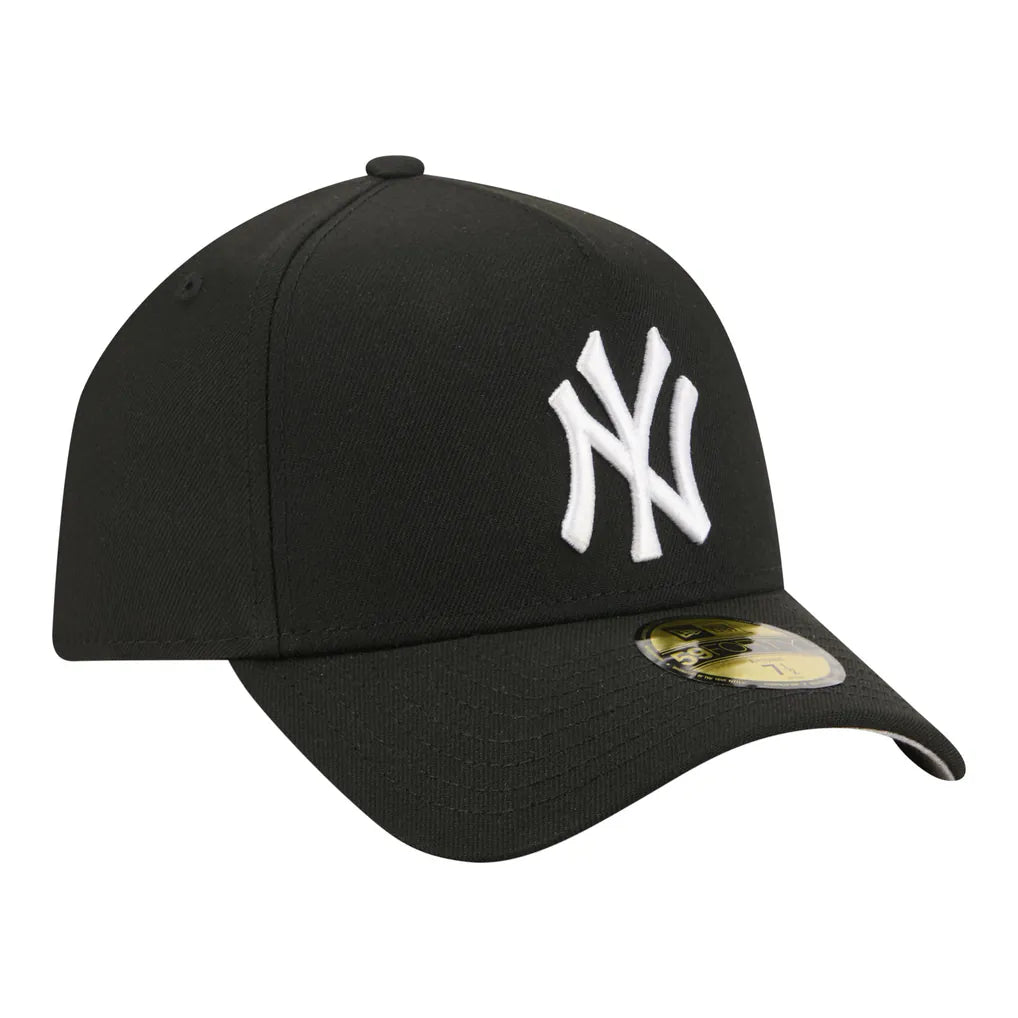New York Yankees New Era A-Frame 59FORTY Fitted Hat - Black