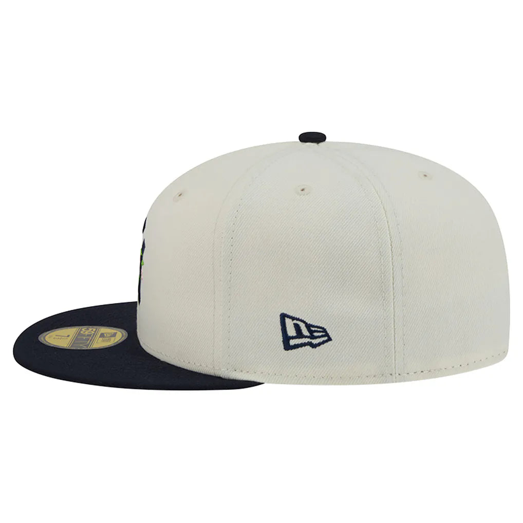New York Yankees New Era Blossom 59FIFTY Fitted Hat - White/Navy