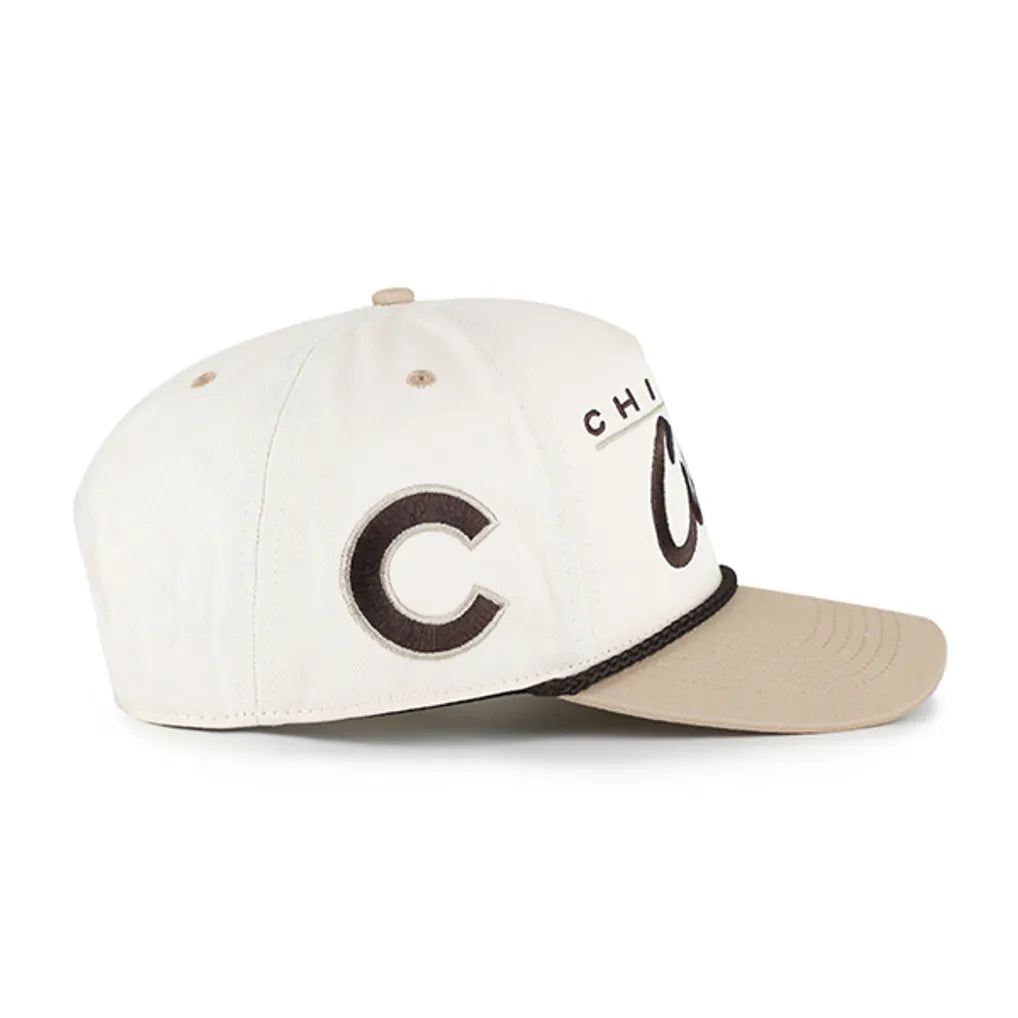 Chicago Cubs '47 Neutral Terrain Hitch Rope Adjustable Hat - Natural/Tan