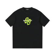 Balenciaga Black & Green T-Shirt Without Collar Techwosell