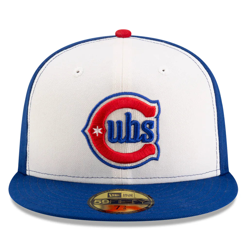 Chicago Cubs New Era Alternate Authentic Collection On-Field 59FIFTY Fitted Hat - White/Royal