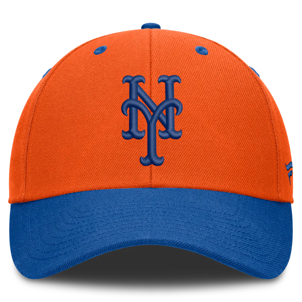 New York Mets Fanatics Leadoff Adjustable Hat - Orange Techwosell