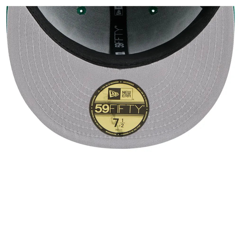 Dallas Stars New Era Oversized Vintage Arch 59Fifty Fitted Hat - Kelly Green Techwosell