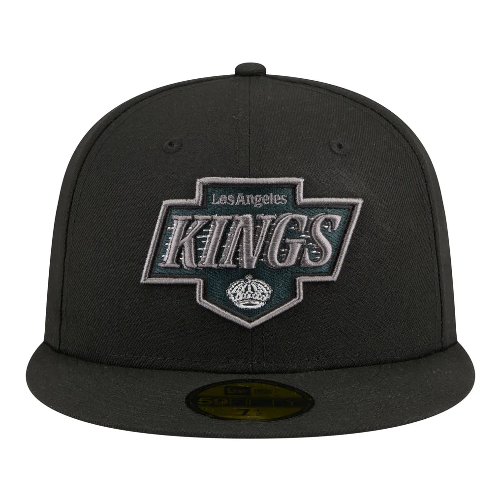 Los Angeles Kings New Era Color Pop 59FIFTY Fitted Hat - Black Techwosell
