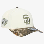 San Diego Padres New Era 9FORTY A-Frame Adjustable Hat - Cream/Realtree Camo Techwosell