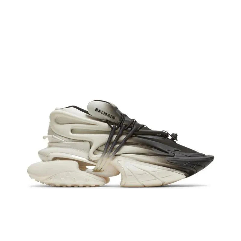 BALMAIN Unicorn Low 'White Black Gradient' Techwosell