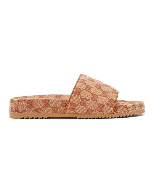 GUCCI Men's Luxury Leather Slippers - New with Tags and Box
