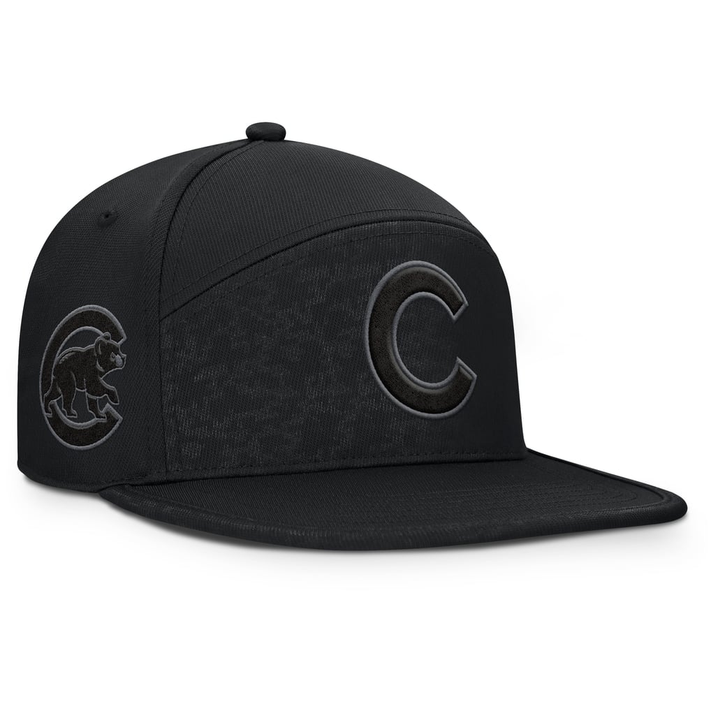 Chicago Cubs Fanatics Platoon Snapback Hat - Black