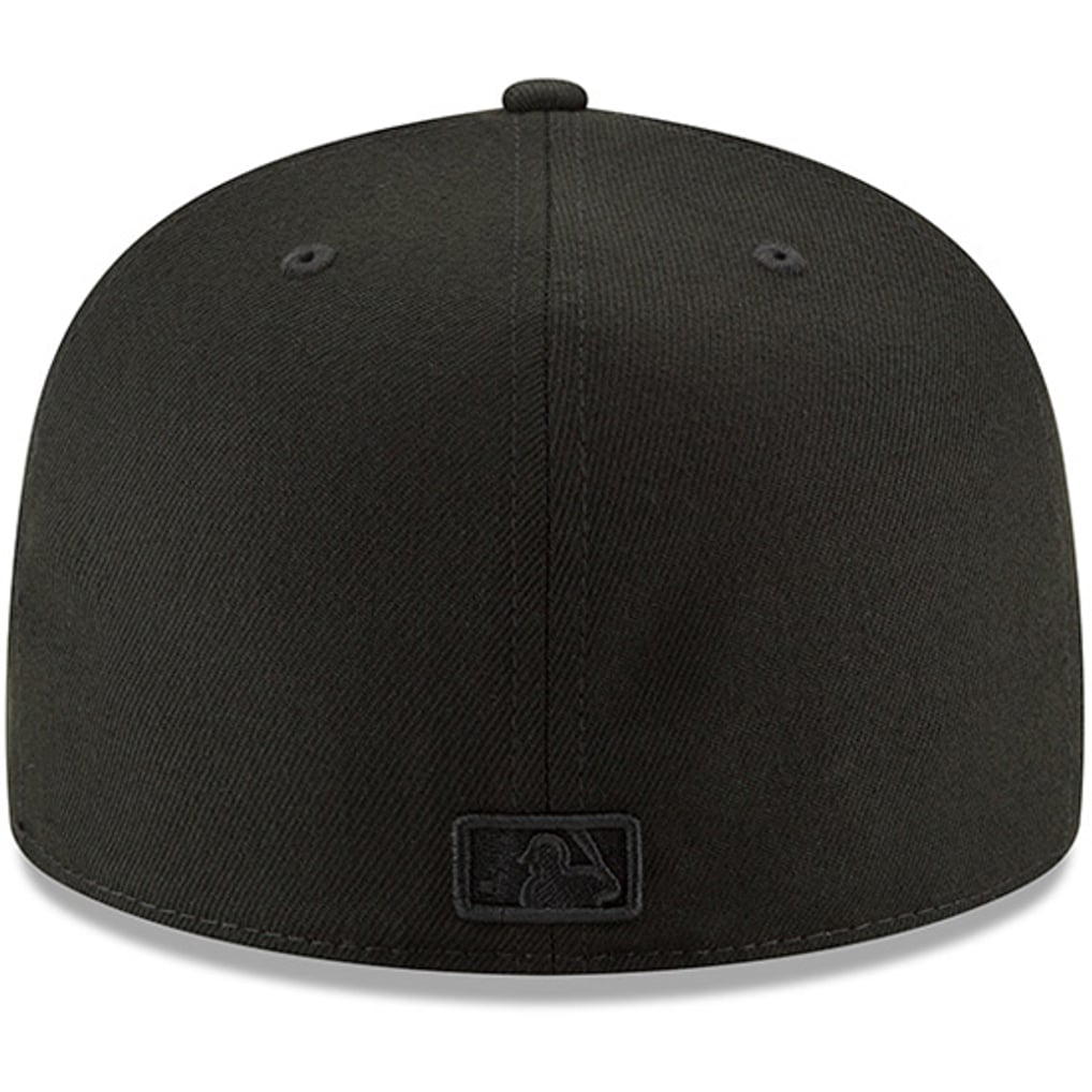 Los Angeles Dodgers New Era Primary Logo Basic 59FIFTY Fitted Hat - Black Techwosell
