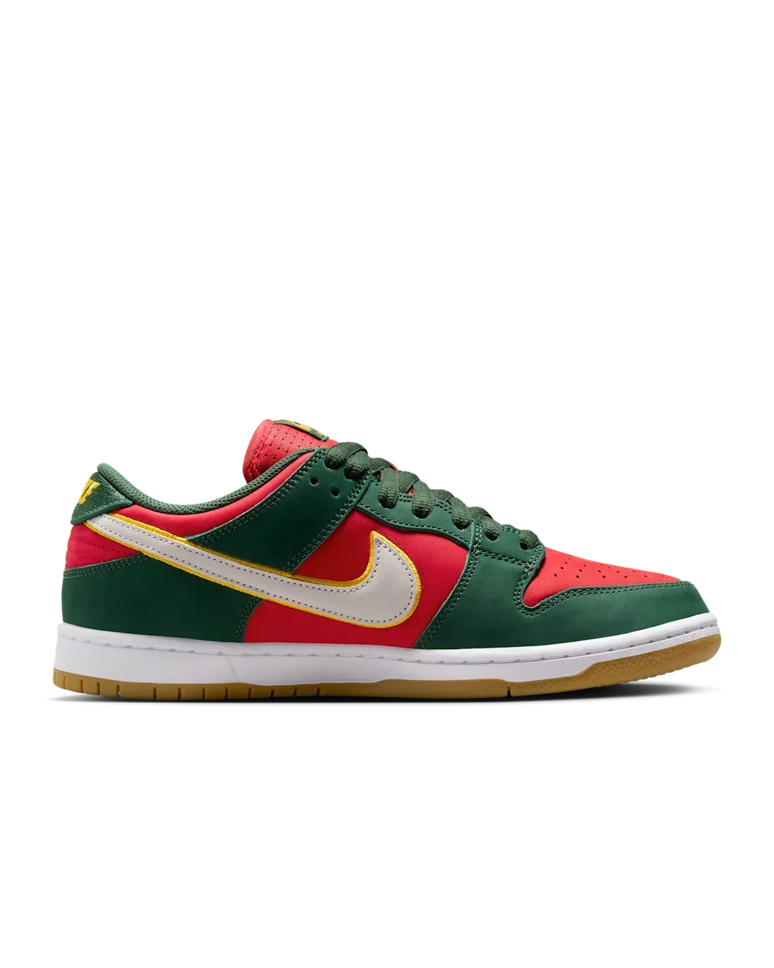 Nike Dunk Low – Court Flame “Forest Red” Edition Techwosell